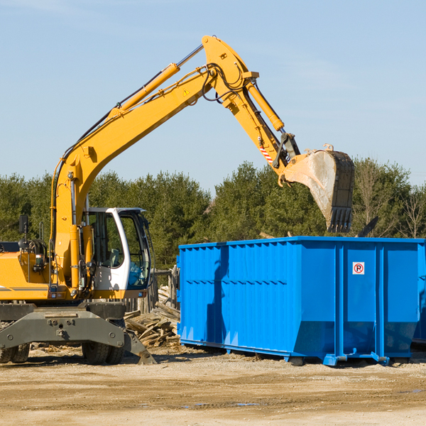 are there any restrictions on where a residential dumpster can be placed in Crystal Rock Ohio